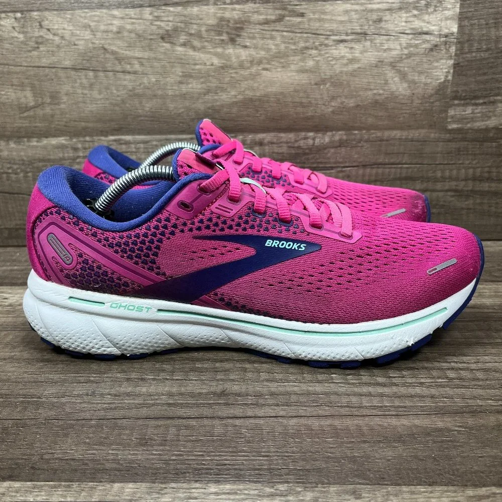 Brooks Ghost 14 Pink Womens US Size 9 EUR 40.5 1203561B612 Running Shoes